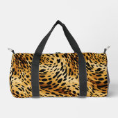 Kleine Duffel Bag Leopard Print Plunjezak (Voorkant)