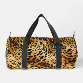 Kleine Duffel Bag Leopard Print Plunjezak (Achterkant)