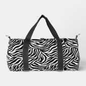 Kleine Duffel Bag Zebra Print Plunjezak (Voorkant)