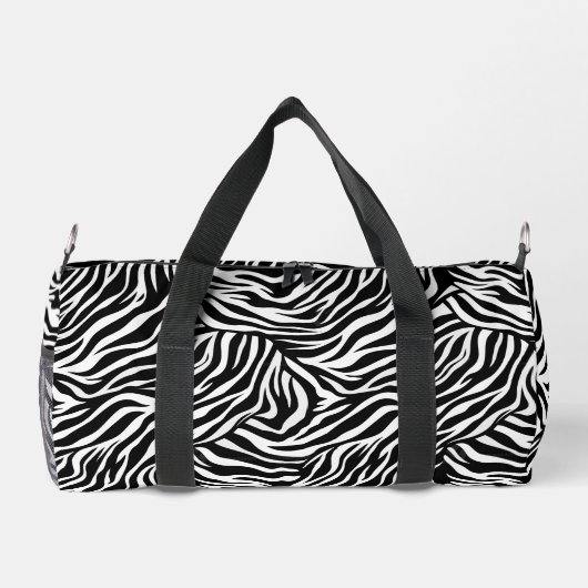 Kleine Duffel Bag Zebra Print Plunjezak (Achterkant)