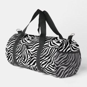Kleine Duffel Bag Zebra Print Plunjezak