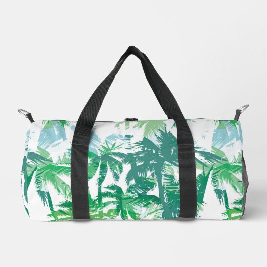 Kleine Duffel Tas Tropische Print (Voorkant)