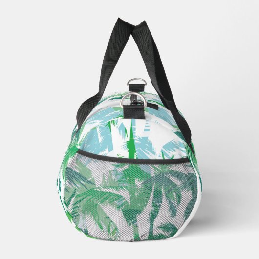 Kleine Duffel Tas Tropische Print (Rechts)