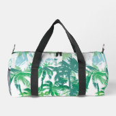 Kleine Duffel Tas Tropische Print (Achterkant)