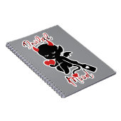 Kleine Duivel Baddie Love Paddle "Duivelse stemmin Notitieboek (Rechterzijde)