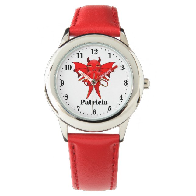 Kleine duivel kinder horloge (Voorkant)