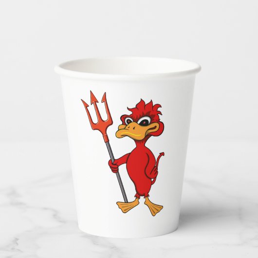 Kleine Duivel Papieren Bekers (Voorkant)