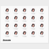Kleine Duivel Ronde Sticker (Vel)