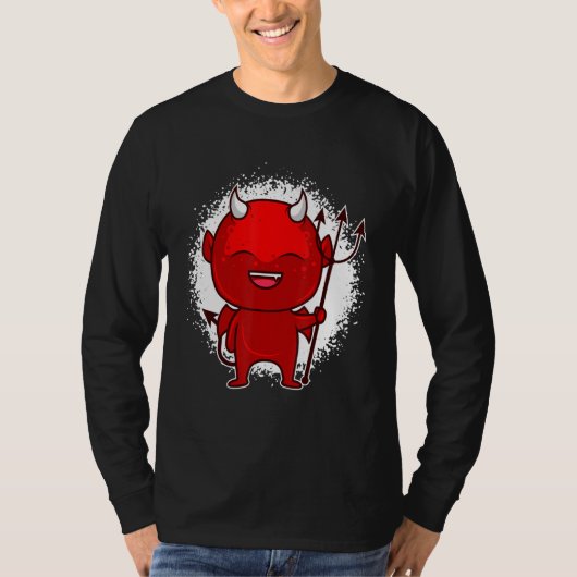 Kleine duivel Satan Antichrist T-shirt (Voorkant)