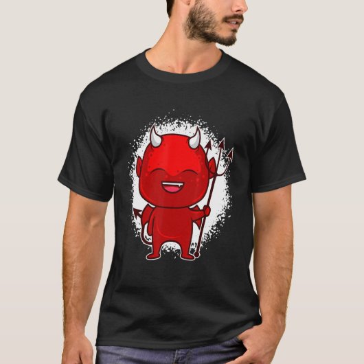 Kleine Duivel Satan Antichrist T-shirt (Voorkant)