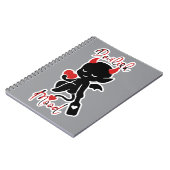 Kleine Duivel Stoutje Lief Paddle "Duwelse stemmin Notitieboek (Linkerzijde)