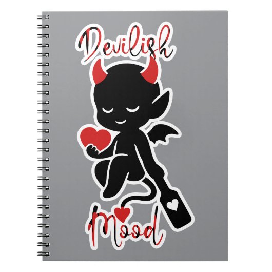 Kleine Duivel Stoutje Lief Paddle "Duwelse stemmin Notitieboek (Voorkant)