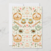 Kleine Dumpling Baby Shower Kaart (Achterkant)