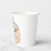 Kleine Dumpling Blue Boy Verjaardag Papieren Bekers (Links)