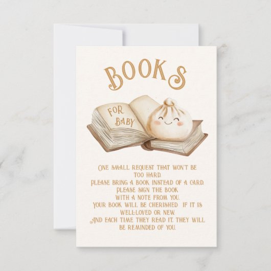 Kleine Dumpling Boeken voor Baby Kaarten (Voorkant)