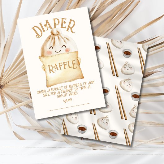Kleine Dumpling Luier Raffle Kaarten