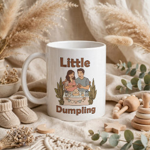Kleine Dumpling Schattige Aankomende Ouders Baby S Koffiemok
