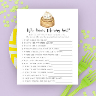 Kleine Dumpling Wie kent mammie het beste