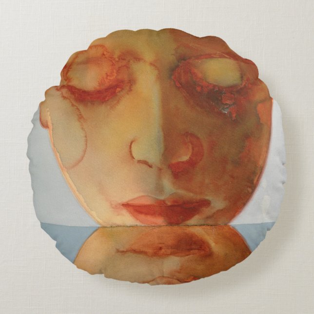 Kleine echo 2004 rond kussen (Voorkant)