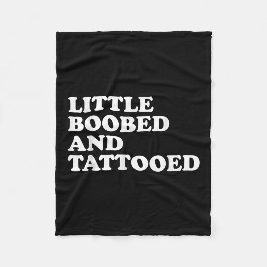 Kleine Ed en getatoeëerd - Tattoo Fleece Deken (Voorkant)