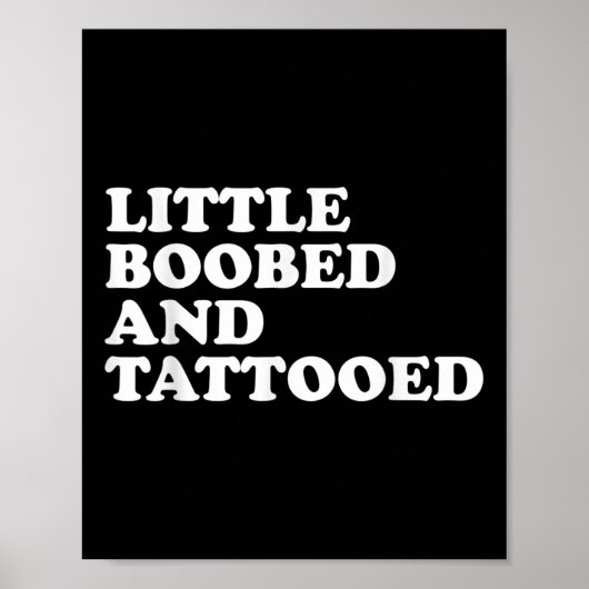 Kleine Ed en getatoeëerd - Tattoo Poster (Voorkant)