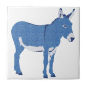 Kleine Eddie Donkey is niet echt blauw Tegeltje (Voorkant)