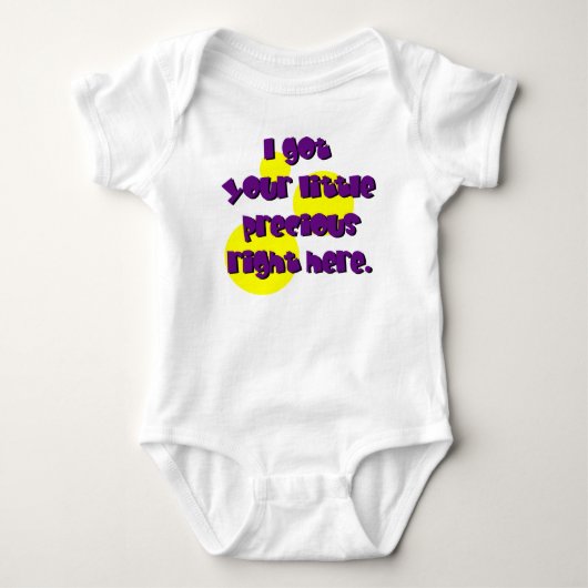 Kleine edele Baby Creeper Romper (Voorkant)