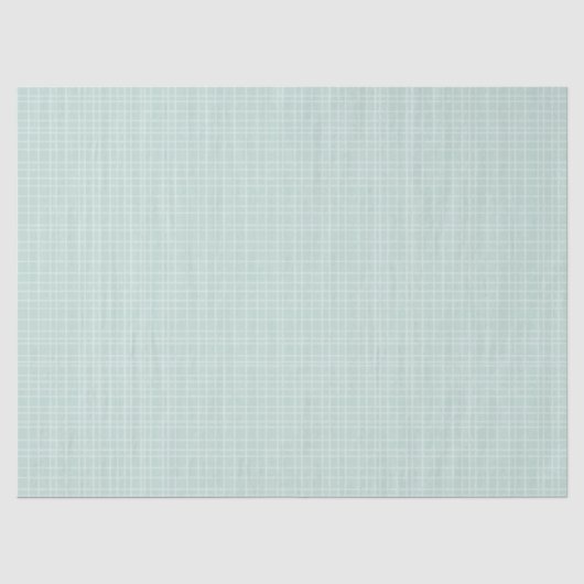 Kleine Eén Hand Getekend Raster - zachte teal Tissuepapier (Voorkant)