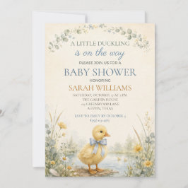 Kleine Eend Baby Shower Kaart