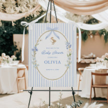 Kleine Eend Cottage Blauwe Baby Shower Welkom