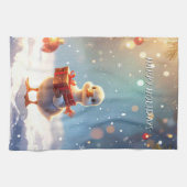 Kleine Eend Vakantie Keukenhanddoek (Horizontaal)