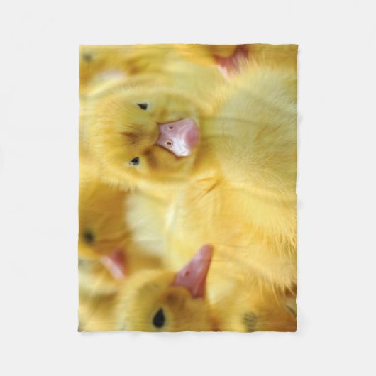Kleine eenden fleece deken (Voorkant)