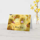 Kleine eenden kaart (Gele Bloem)