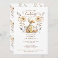 Kleine eendenverjaardag 1e Waterverf