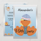 Kleine Eendjes, Liefdesharten & Botens 10e Verjaar Kaart (Voorkant / Achterkant)
