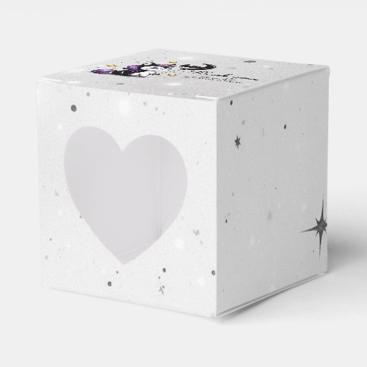 Kleine Eenhoorn Baby shower Bedankdoosjes (Voorkant Zijde)