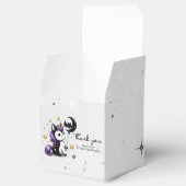 Kleine Eenhoorn Baby shower Bedankdoosjes (Geopend)