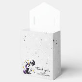 Kleine Eenhoorn Baby shower Bedankdoosjes (Geopend)