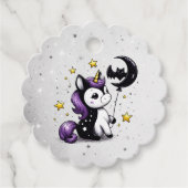 Kleine Eenhoorn Baby shower Bedankjes Labels (Voorkant)