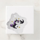 Kleine Eenhoorn Baby shower Bedankjes Labels (In situ)