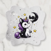 Kleine Eenhoorn Baby shower Bedankjes Labels (Voorkant)