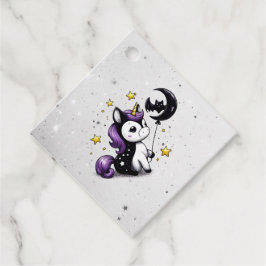 Kleine Eenhoorn Baby shower Bedankjes Labels