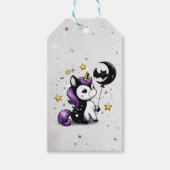 Kleine Eenhoorn Baby shower Cadeaulabel (Voorkant)