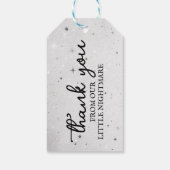 Kleine Eenhoorn Baby shower Cadeaulabel (Achterkant)