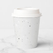 Kleine Eenhoorn Baby shower Papieren Bekers (Achterkant)