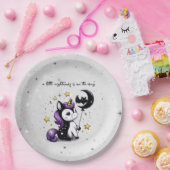 Kleine Eenhoorn Baby shower Papieren Bordje (Feest)