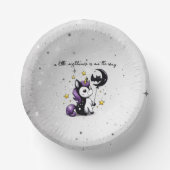 Kleine Eenhoorn Baby shower Papieren Kommen (Voorkant)