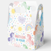 kleine eenhoorns partij cadeau doos gunst. bedankdoosjes (Open)