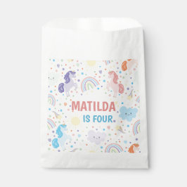 kleine eenhoorns partij gunst zakken bedankzakje