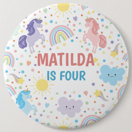 Kleine Eenhoorns Ronde Badge Ronde Button 6,0 Cm